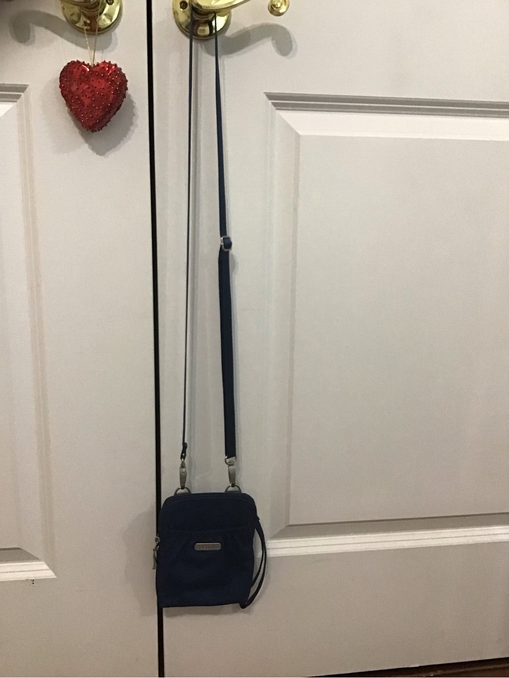 Navy Crossbody Bag - Compact Women’s Shoulder Bag